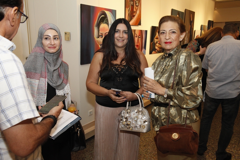 Opening of Nina Taher's Solo Exhibition 'Woman'